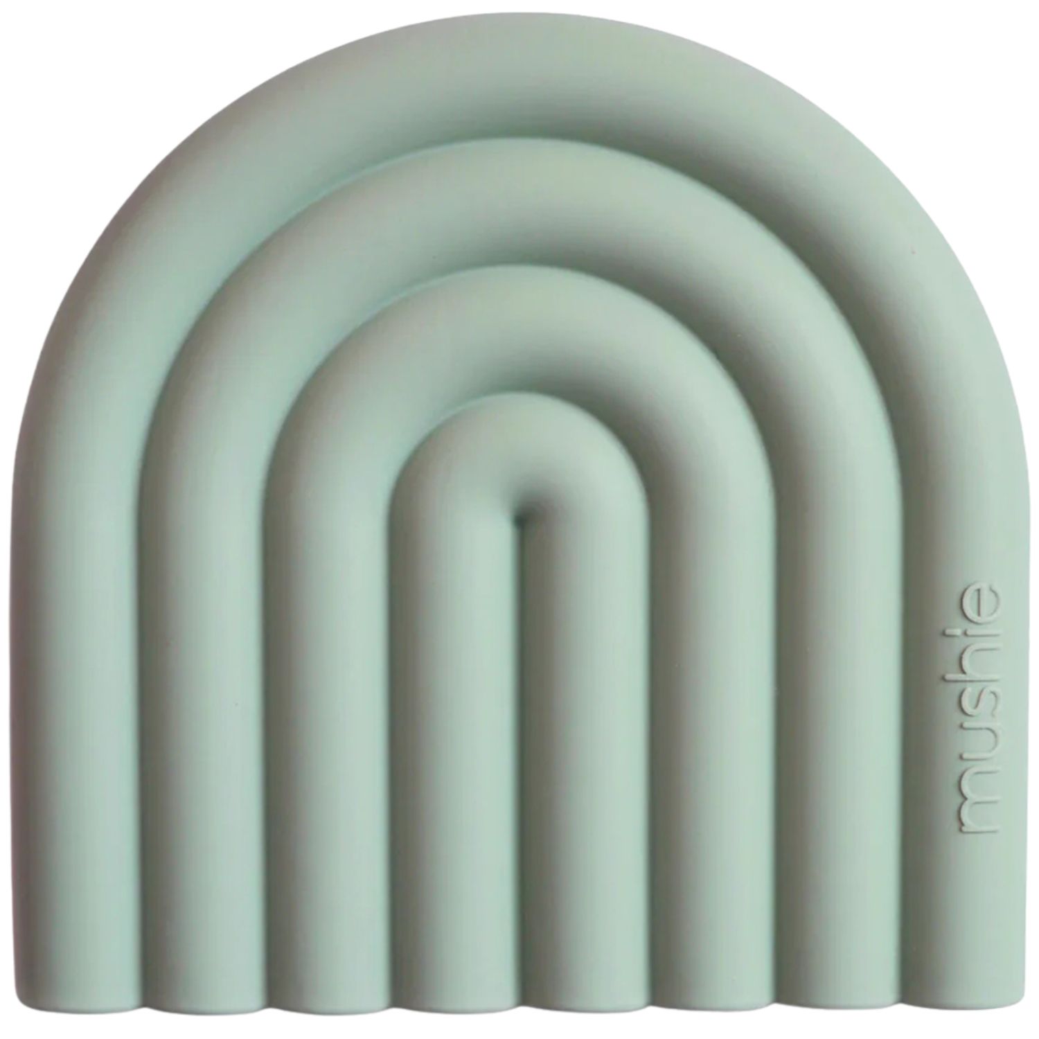 Jouet de dentition Rainbow Cambrige Blue (Mushie) - Image 1