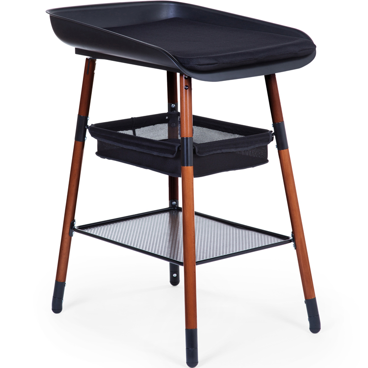 Table à langer Evolux noire (Childhome) - Image 1