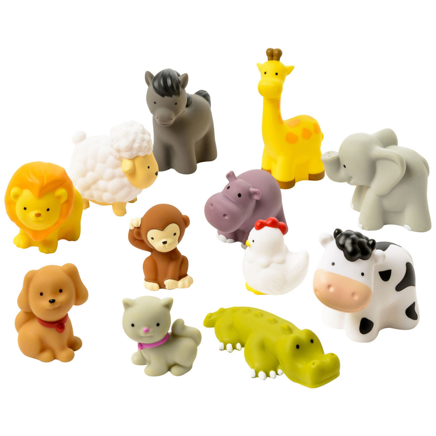 Oxybul - Lot de 12 figurines animaux