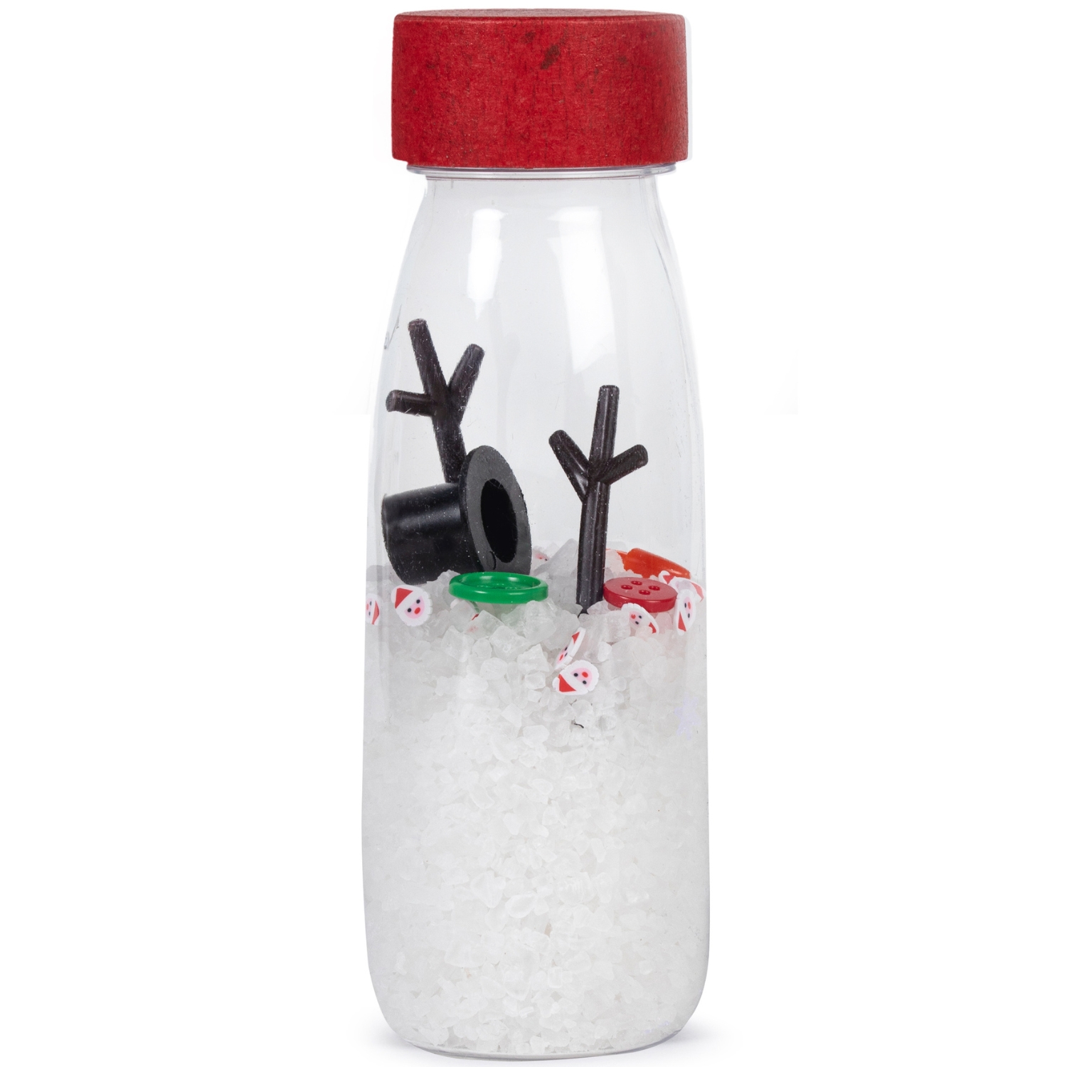 Bouteille sensorielle Noël Bonhomme de neige (Petit Boum) - Image 1