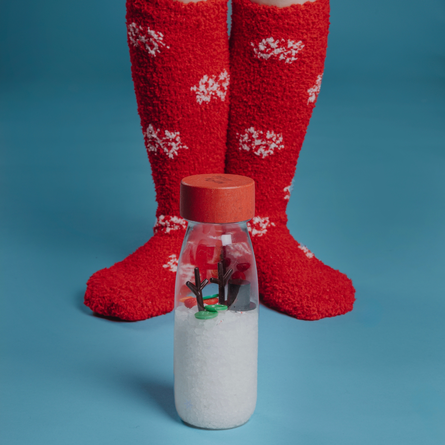 Bouteille sensorielle Noël Bonhomme de neige (Petit Boum) - Image 3