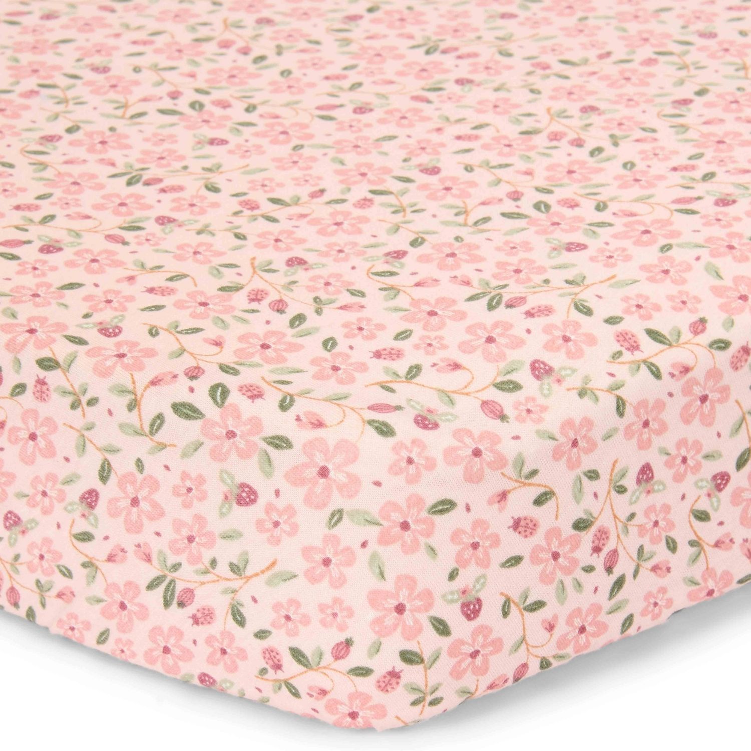 Little Dutch - Drap housse lit bébé Fairy Floral (60 x 120 cm)