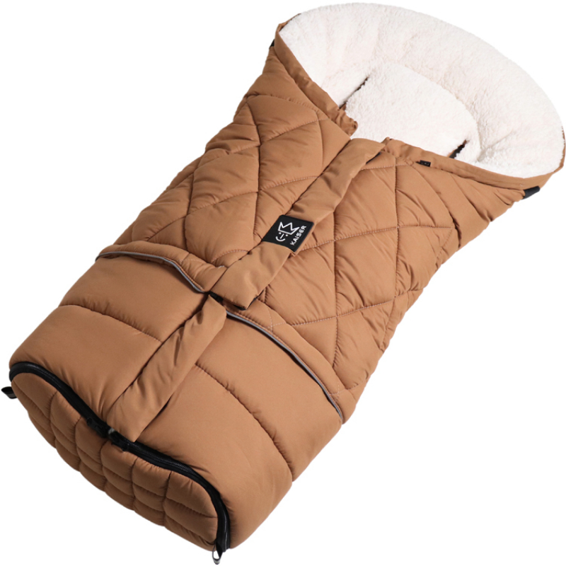 Chancelière évolutive Moony 2 en 1 en polaire Sherpa camel (0-24 mois) (Kaiser) - Image 4