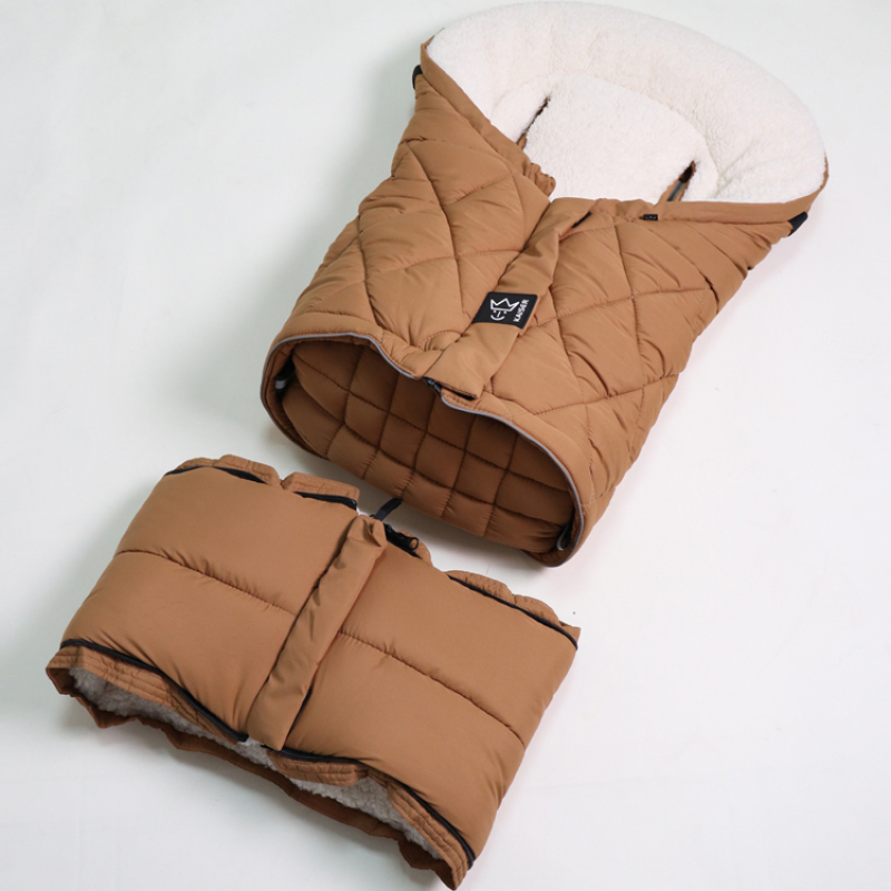 Chancelière évolutive Moony 2 en 1 en polaire Sherpa camel (0-24 mois) (Kaiser) - Image 8