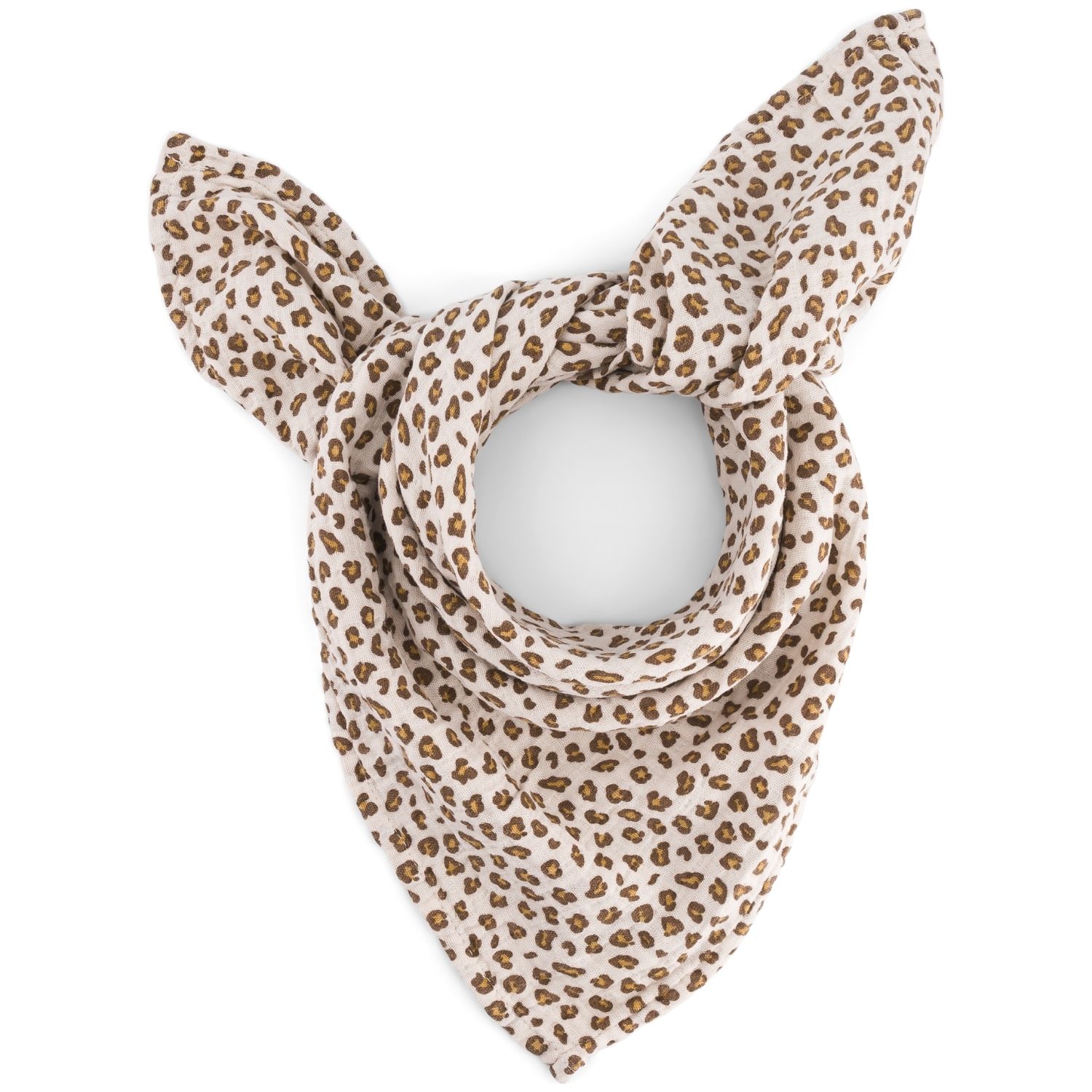 Lange Bianca Mini Léopard Greige (70 x 70 cm) (Rose in April) - Image 6