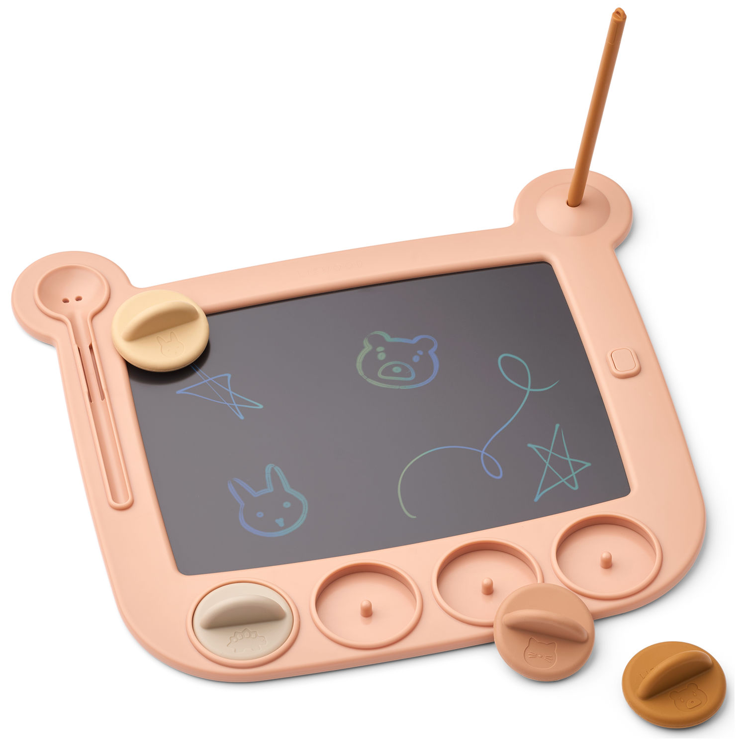 Tablette à dessin magique Venzora Pale Tuscany multi mix (Liewood) - Image 3