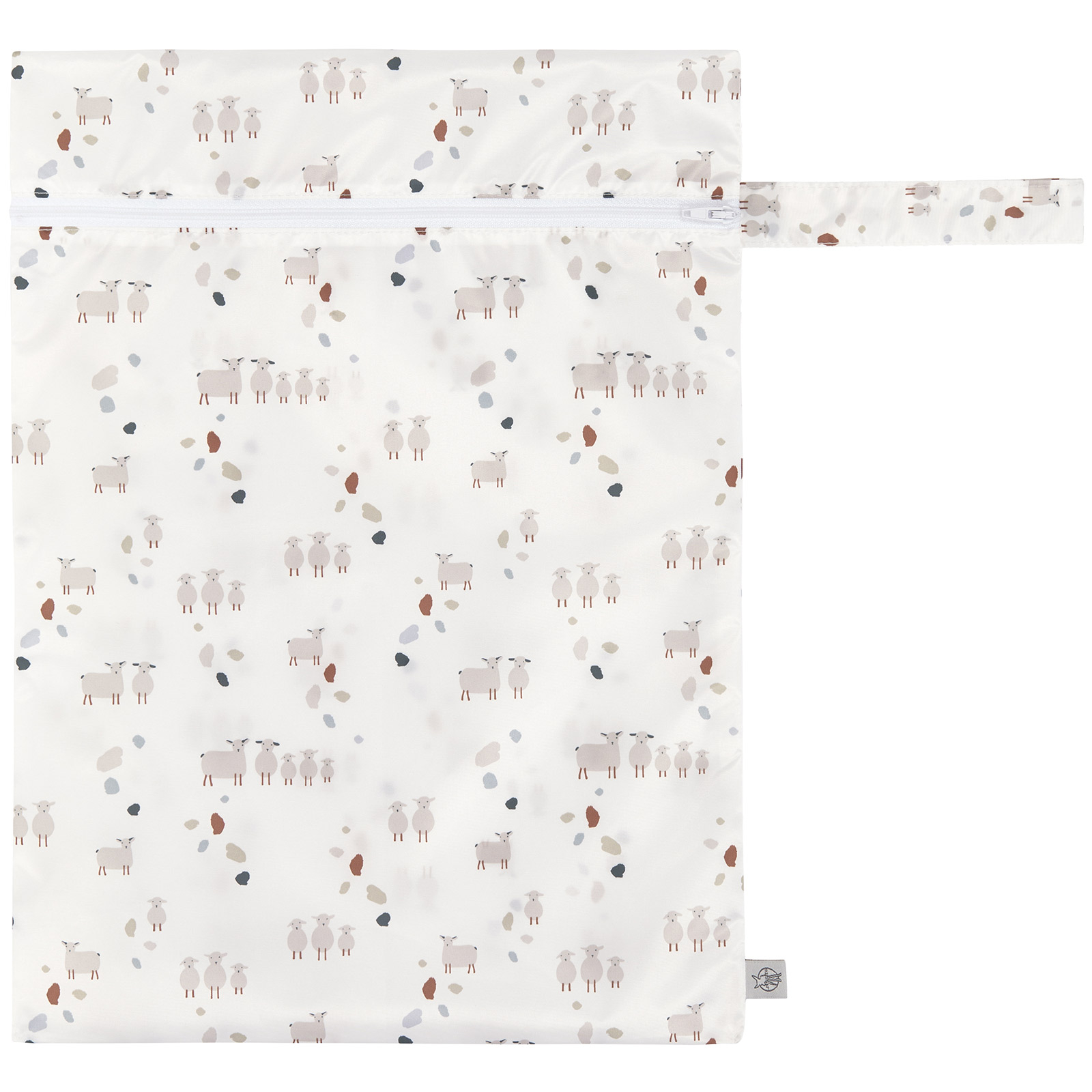 Lot de 2 sacs étanches pour vêtements mouillés Tiny Farmer pois et mouton (Lassig) - Image 3