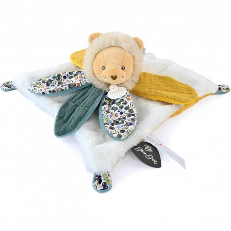 Doudou plat pétale Lion Boh'aime (27 cm) (Doudou Et Compagnie) - Image 6
