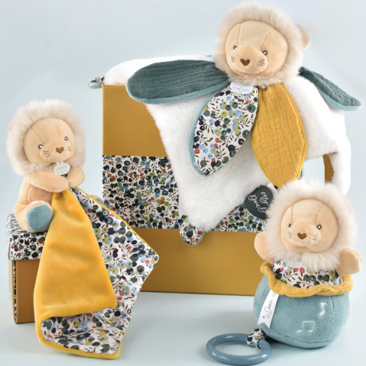 Doudou plat pétale Lion Boh'aime (27 cm) (Doudou Et Compagnie) - Image 5