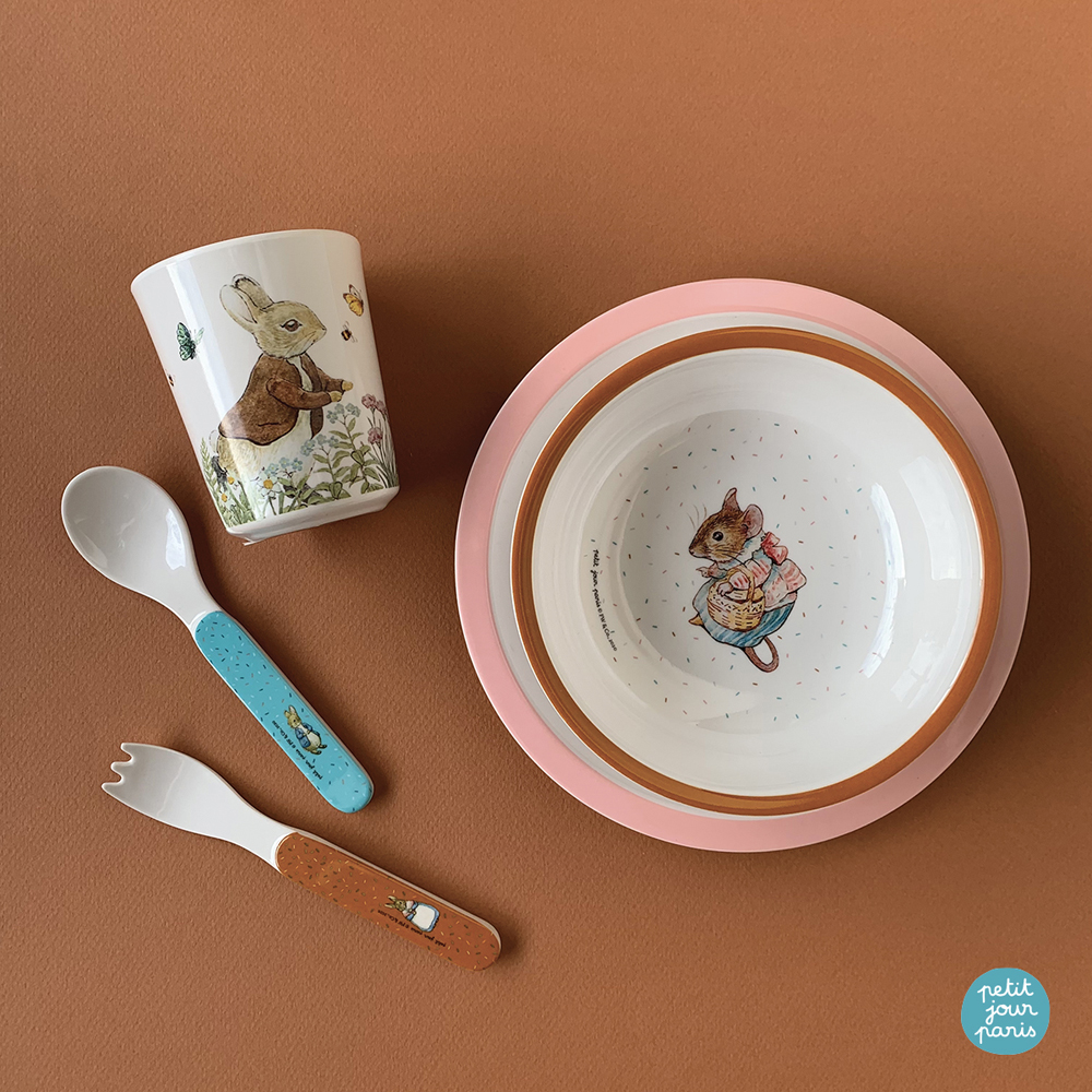Coffret repas Pierre Lapin (5 pièces) (Petit Jour Paris) - Image 1