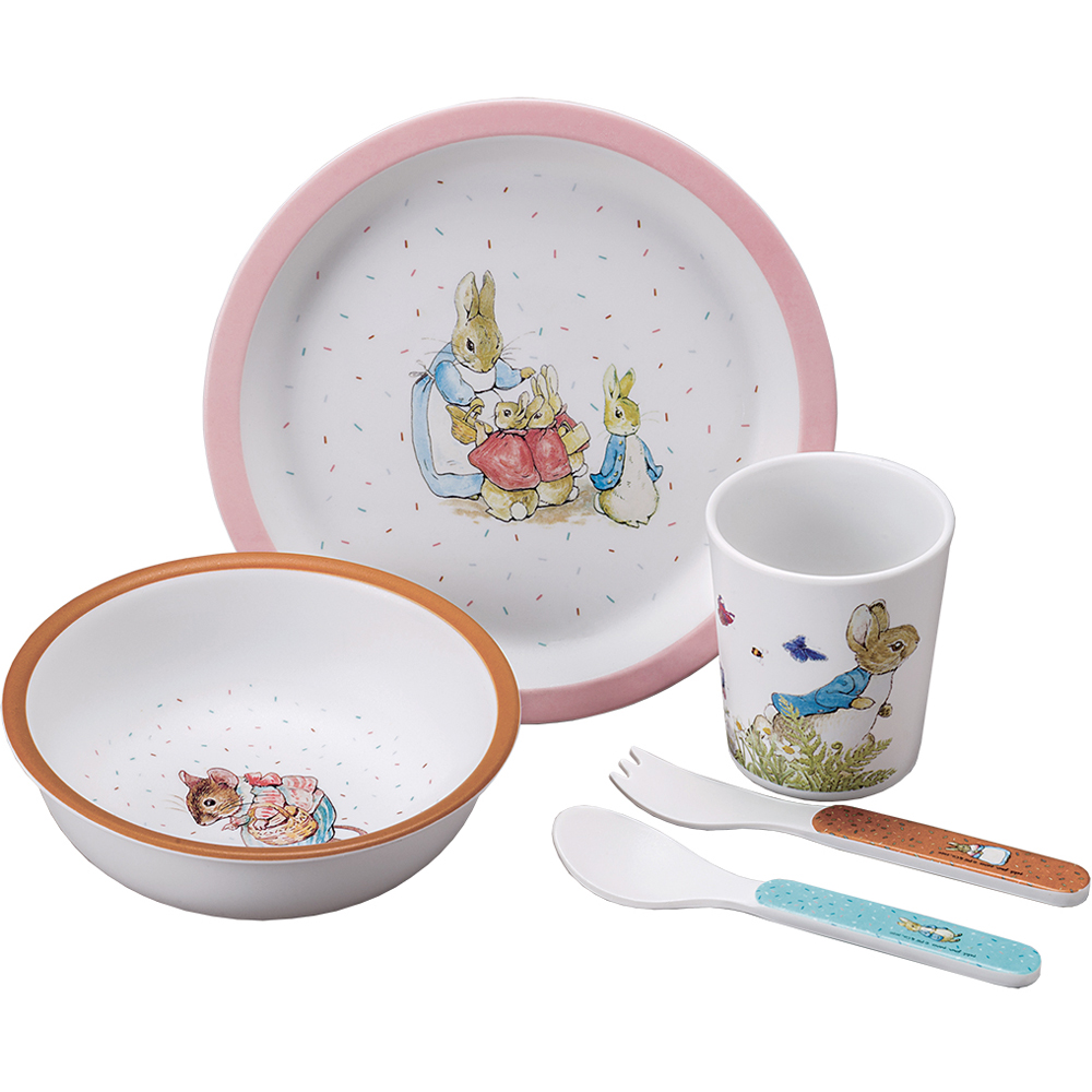Petit Jour Paris - Coffret repas Pierre Lapin (5 pièces)