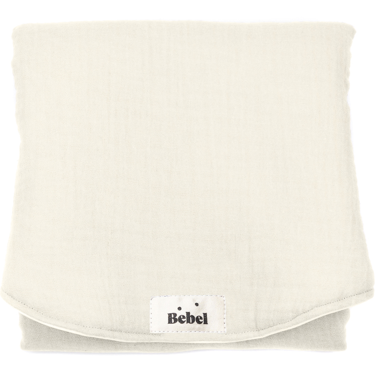 BEBEL - Matelas à langer effet lin crème