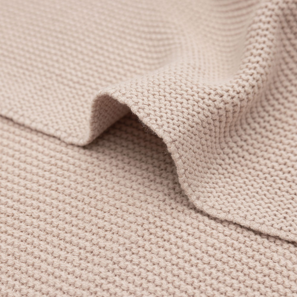 Couverture en tricot Basic Knit Wild Rose (75 x 100 cm) (Jollein) - Image 7