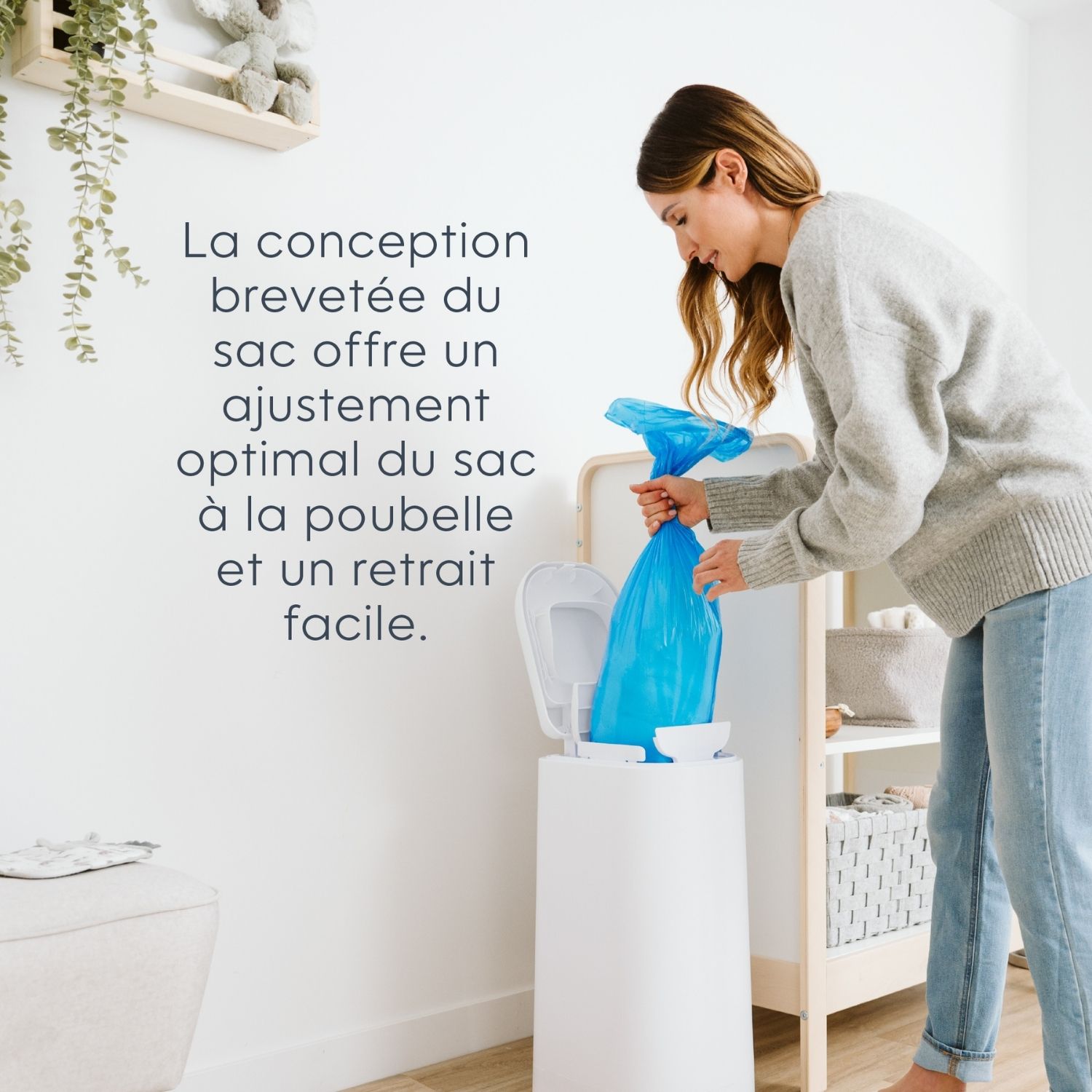 Recharges Easy Roll pour poubelle à couches Platinium (Diaper Genie) - Image 4