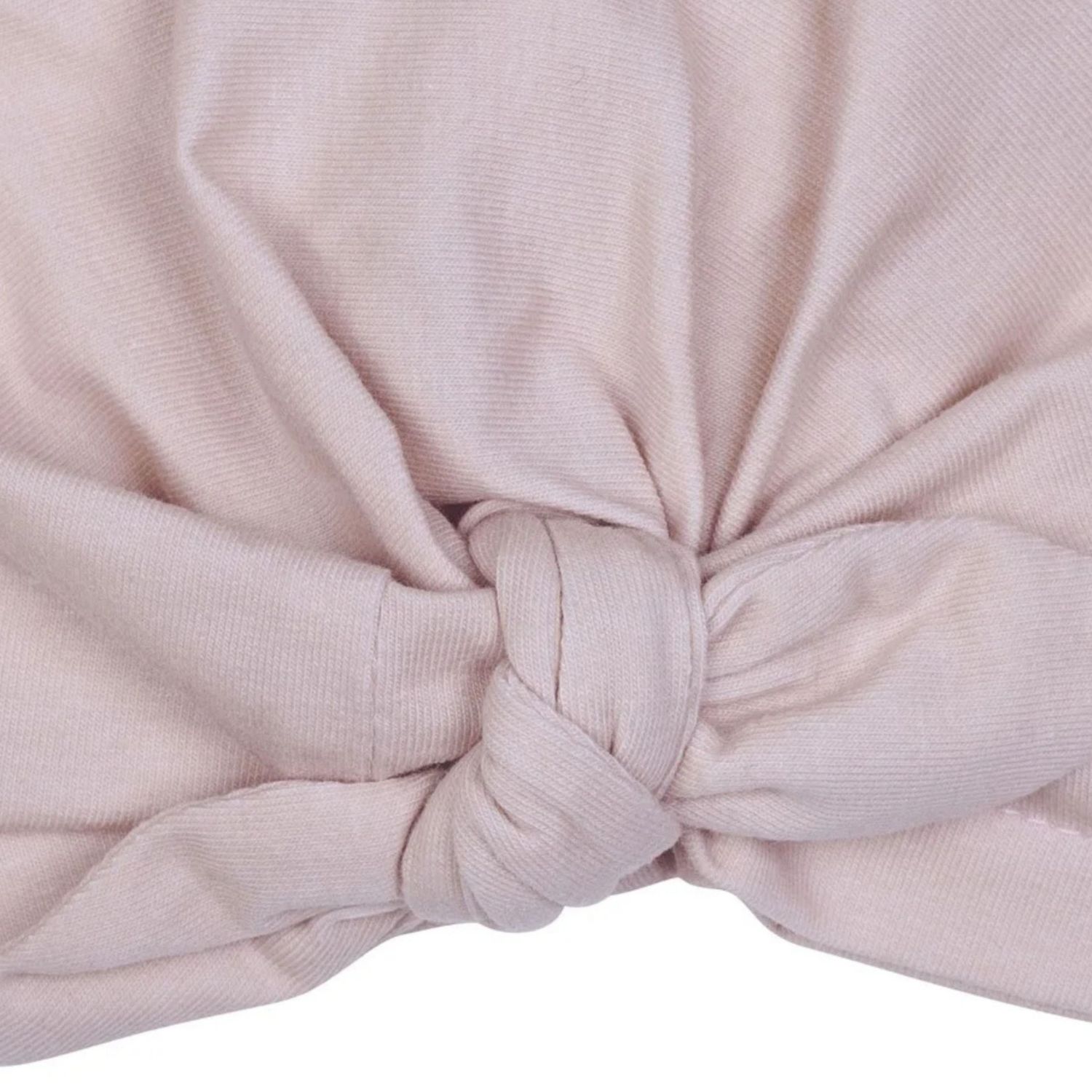 Bonnet de naissance noué Nude (Bb&Co) - Image 1