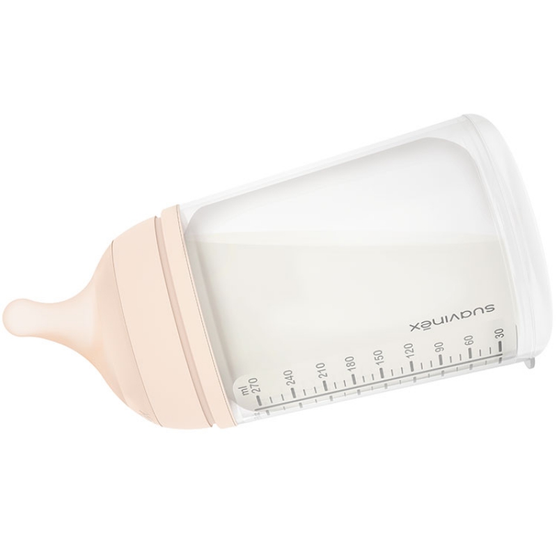 Biberon anti-colique débit moyen Zerø.Zerø (270 ml) (Suavinex) - Image 2