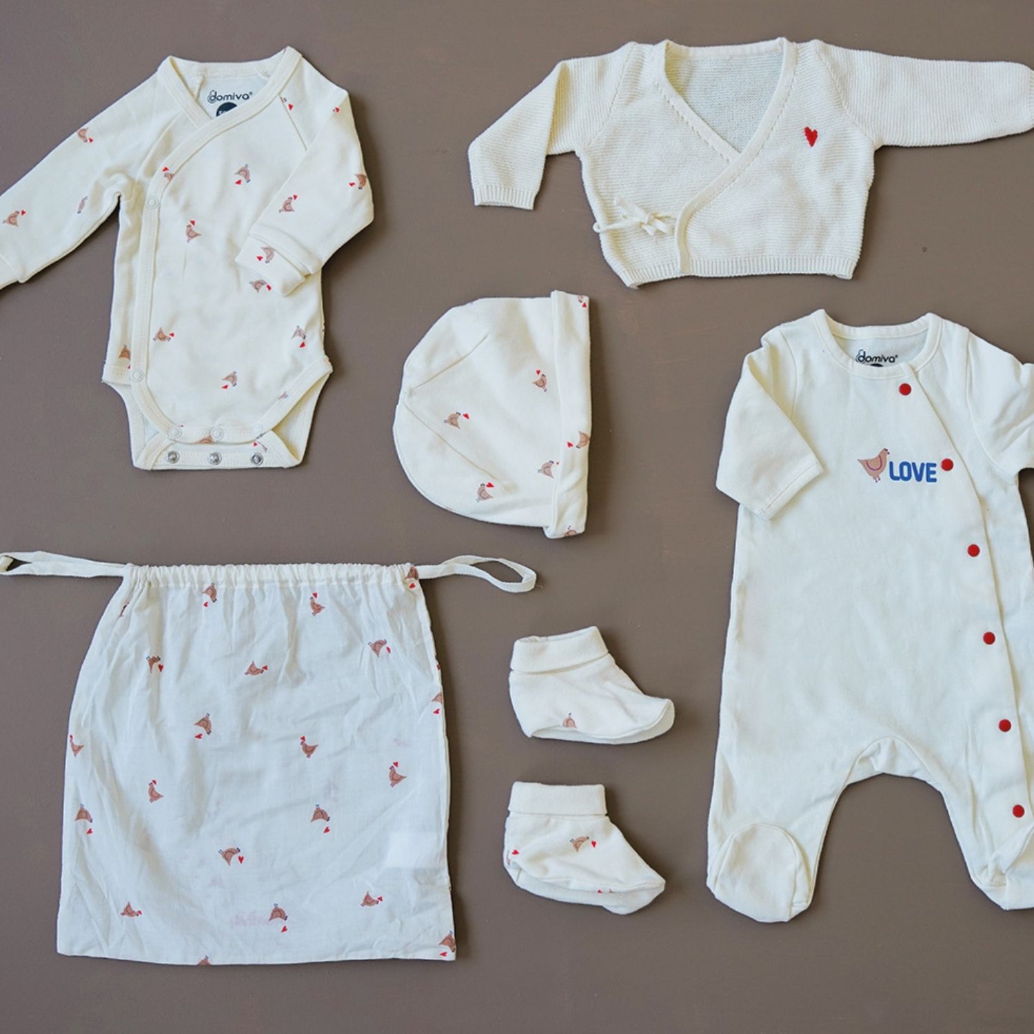 Coffret de naissance Maternity Love 5 pièces (naissance) (Domiva) - Image 4