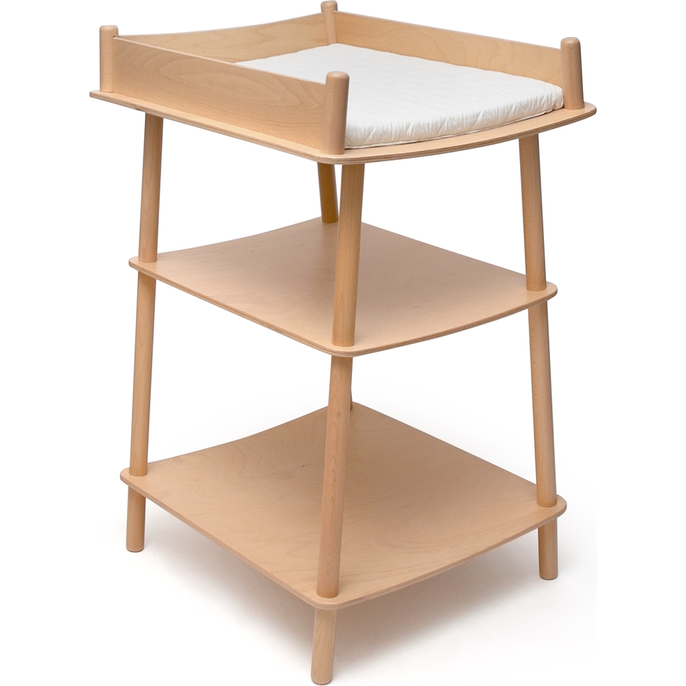 Table à langer en bois Pago avec matelas