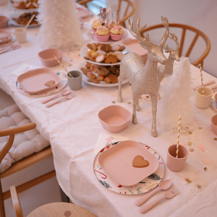 Lot de 2 assiettes carrées Blush (Mushie) - Image 3