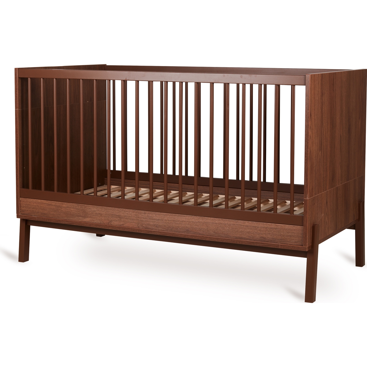 Lit bébé évolutif Ashi Chestnut (140 x 70 cm) (Quax) - Image 1