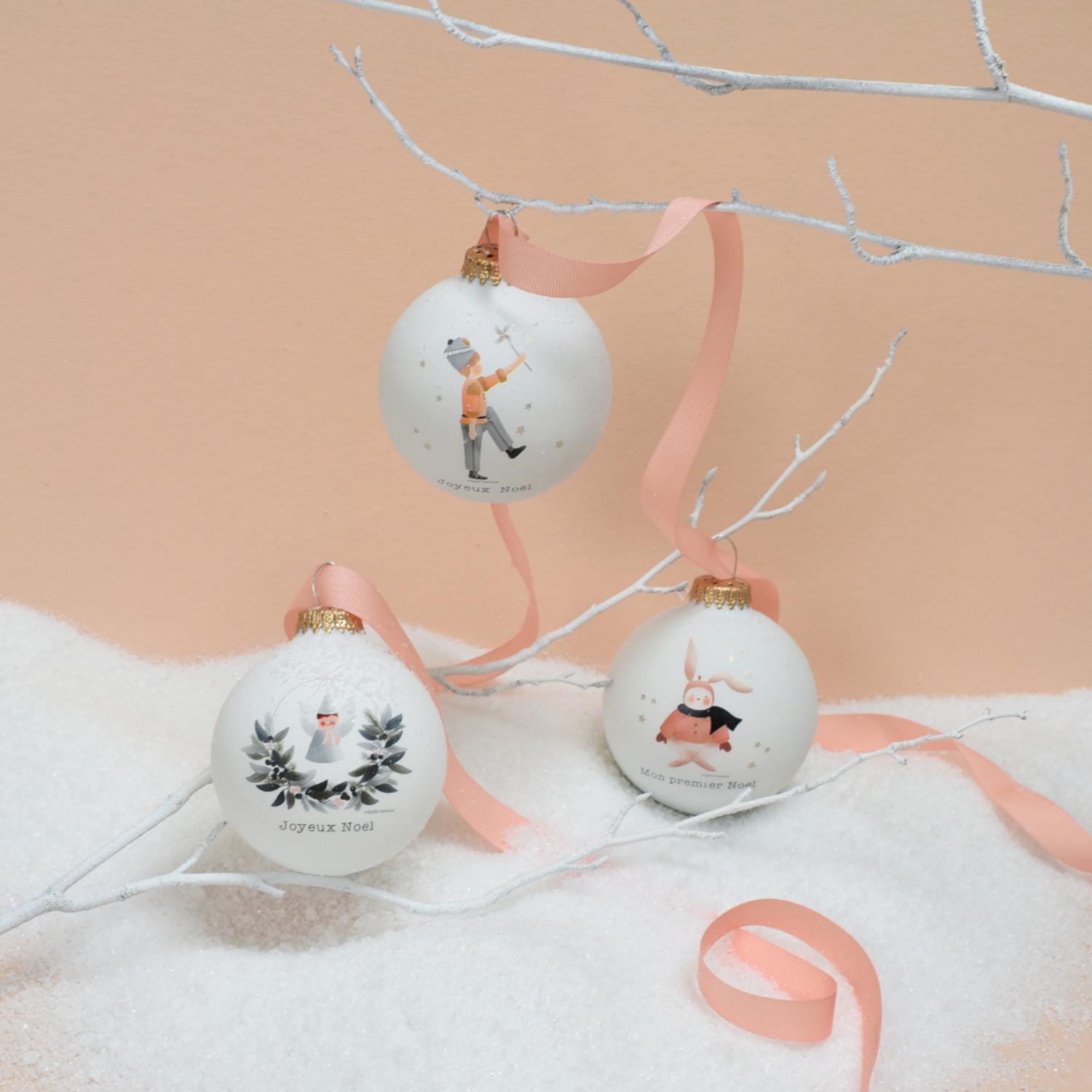 Boule de Noël Ange x Atelier Oranger (personnalisable) (Baubels) - Image 3