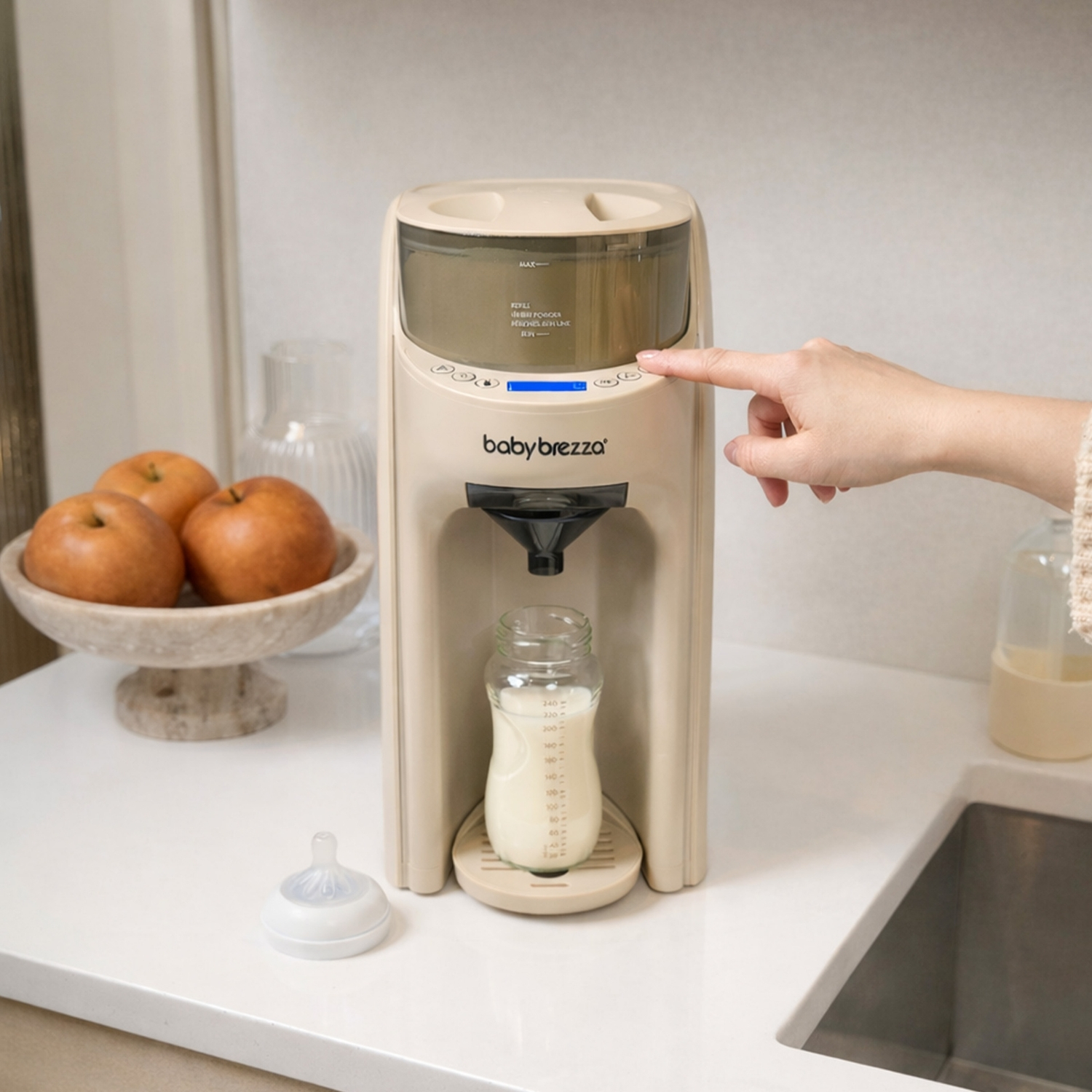 Préparateur de biberon Formula Pro Advanced Oatmeal (Baby Brezza) - Image 1