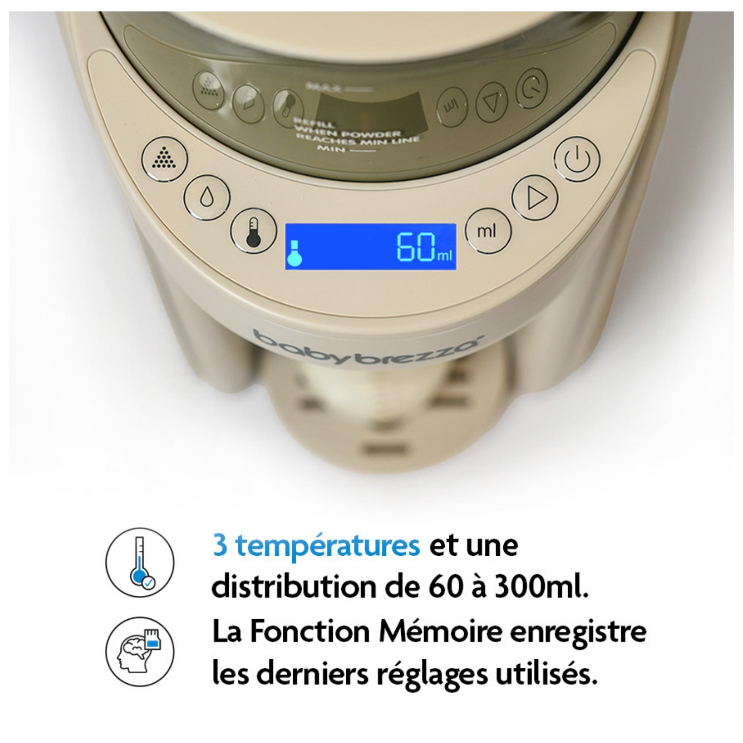 Préparateur de biberon Formula Pro Advanced Oatmeal (Baby Brezza) - Image 5