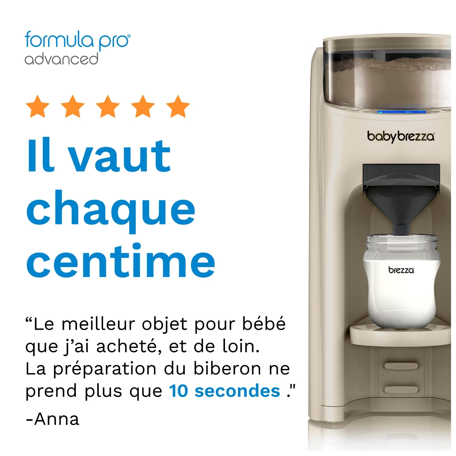 Préparateur de biberon Formula Pro Advanced Oatmeal (Baby Brezza) - Image 8
