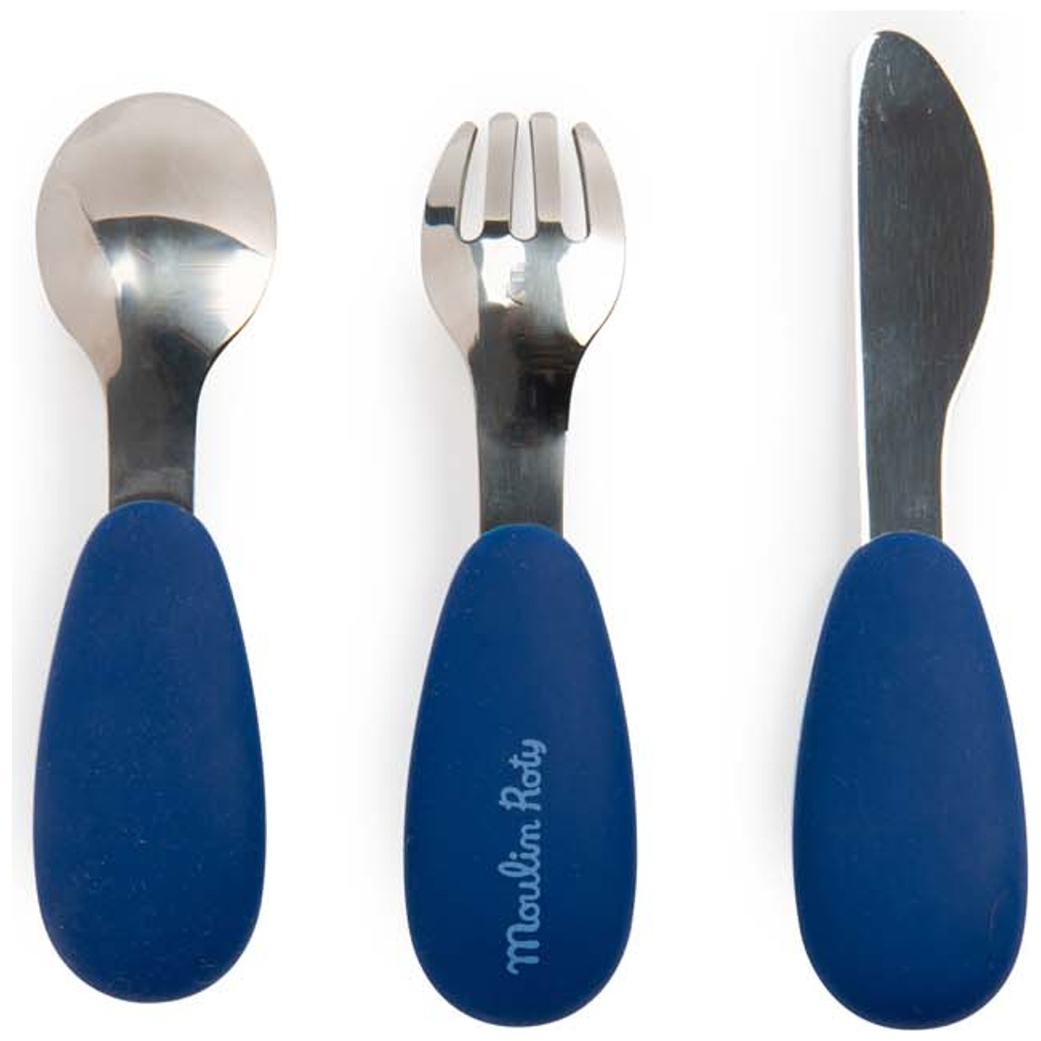 Set couverts silicone Puce et Pilou (Moulin Roty) - Image 4