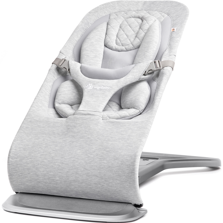 Ergobaby - Transat Evolve 3 en 1 gris clair