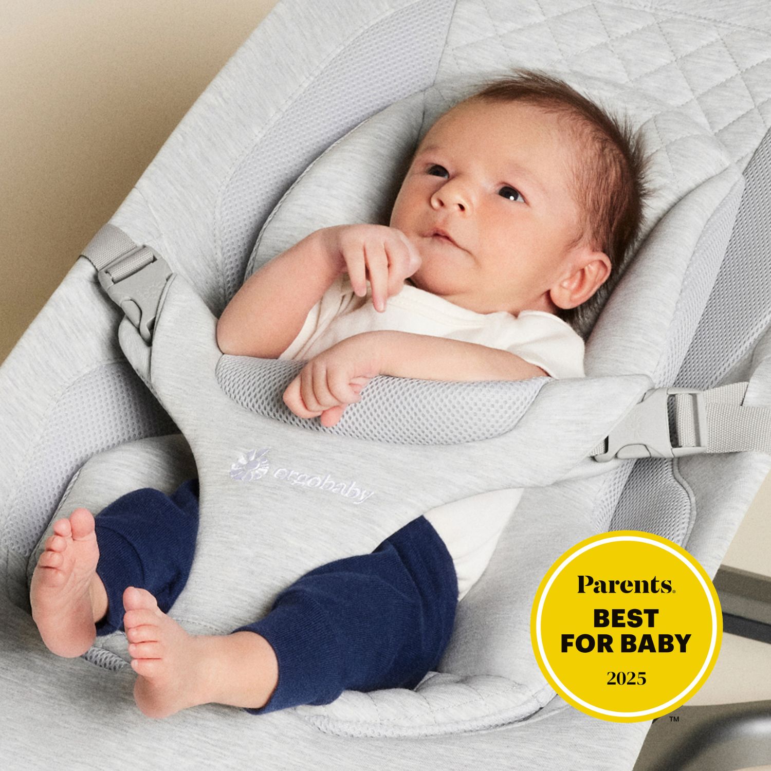 Transat Evolve 3 en 1 gris clair (Ergobaby) - Image 2