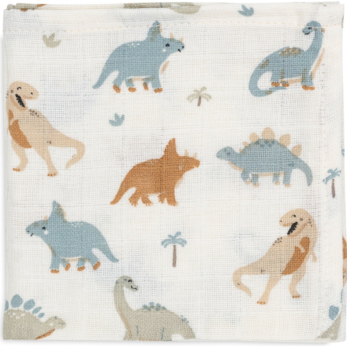 Lot de 3 mini langes en gaze de coton Roarsome (31 x 31 cm) (Jollein) - Image 1