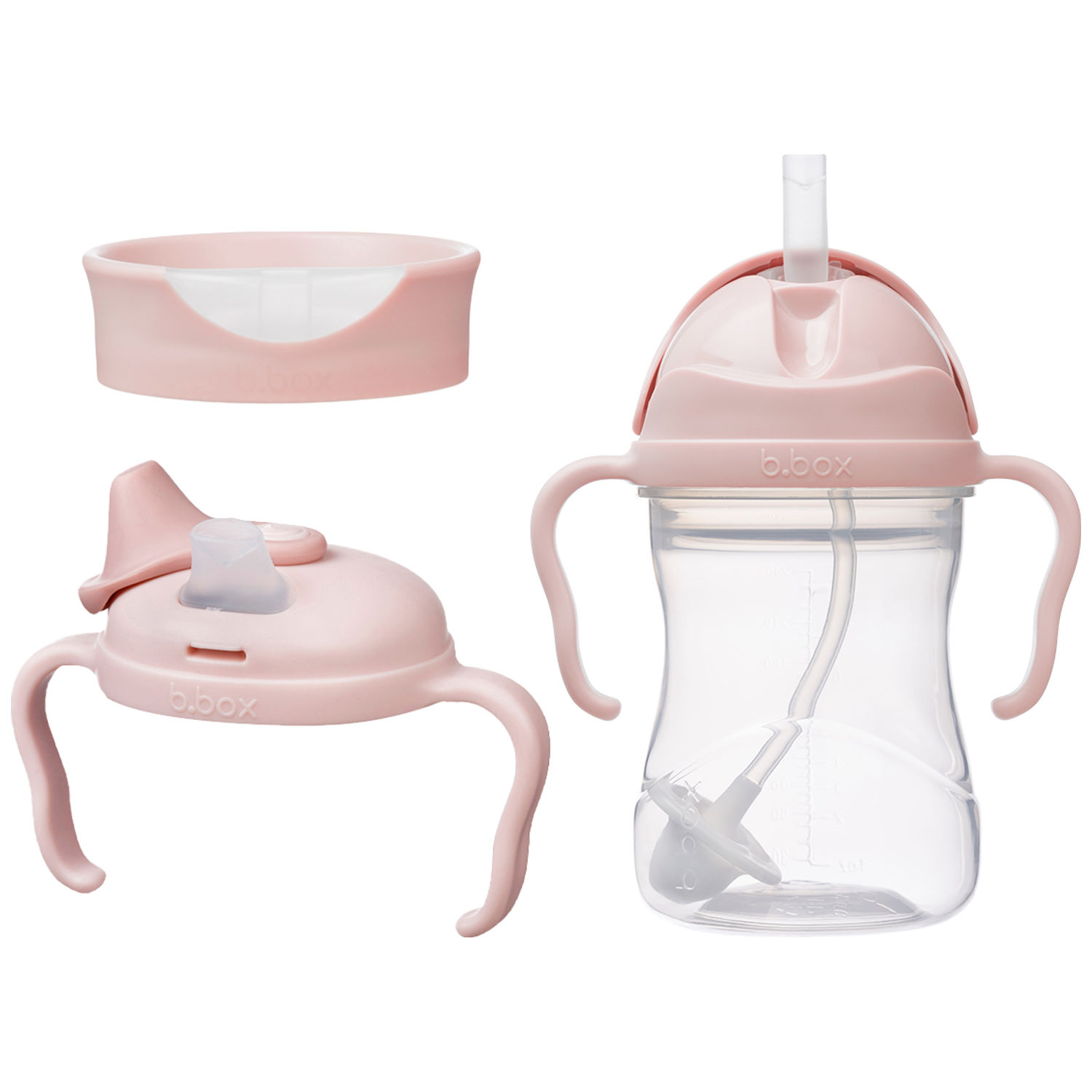 Tasse d'apprentissage évolutive Blush (3 pièces)