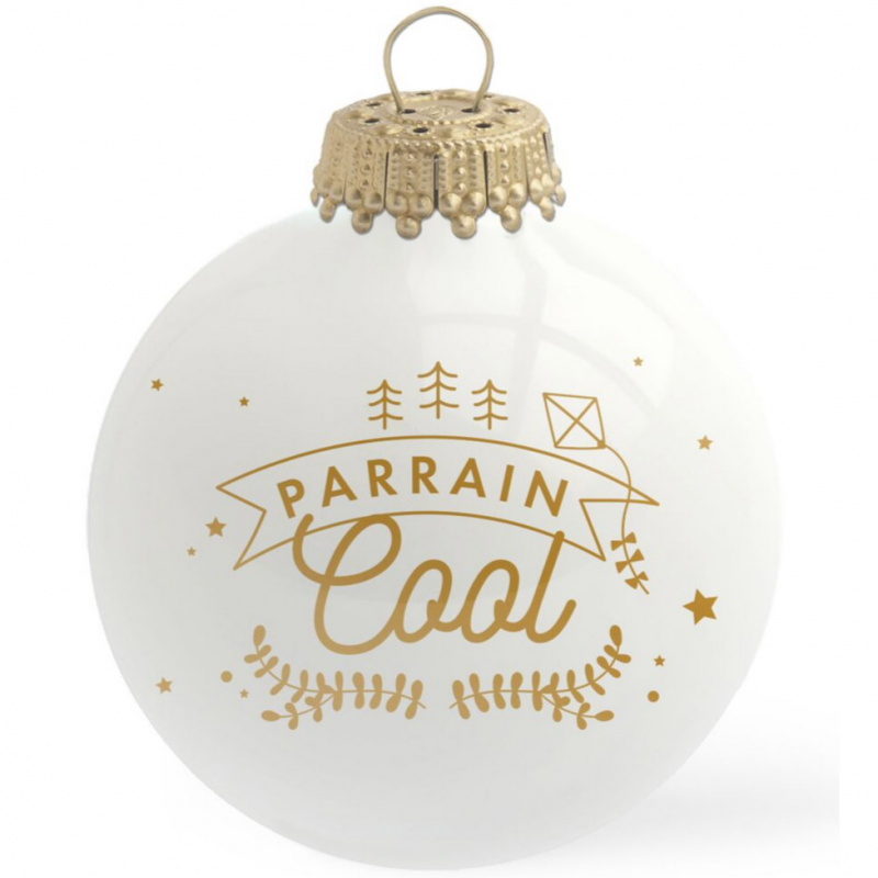 Baubels - Boule de Noël Parrain cool