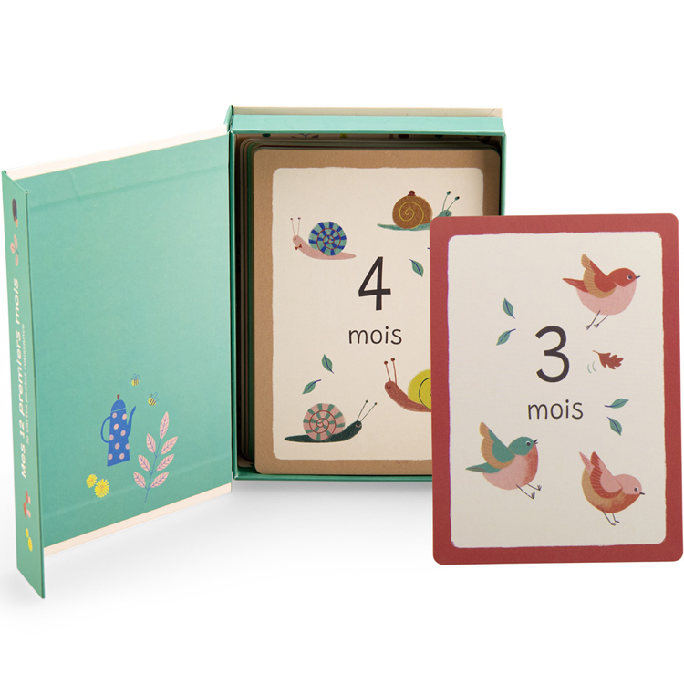 Cartes Mes 12 premiers mois Pomme des Bois (Moulin Roty) - Image 1