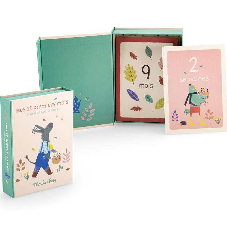 Cartes Mes 12 premiers mois Pomme des Bois (Moulin Roty) - Image 2