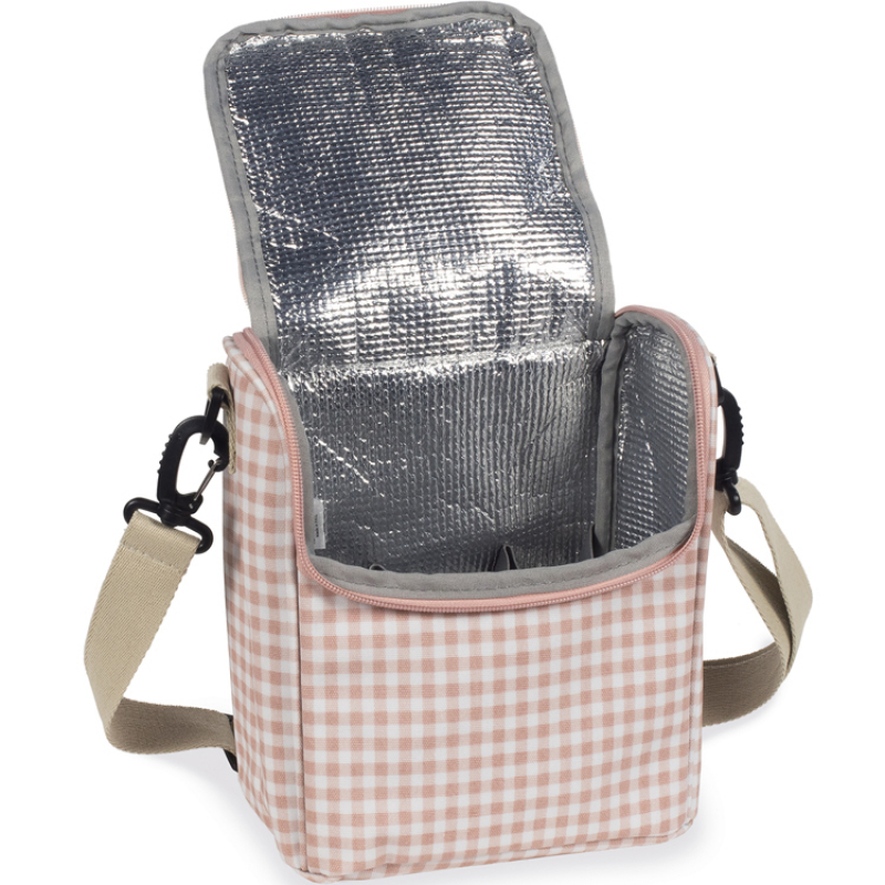 Sac repas isotherme I Love Vichy rose (Walking Mum) - Image 5