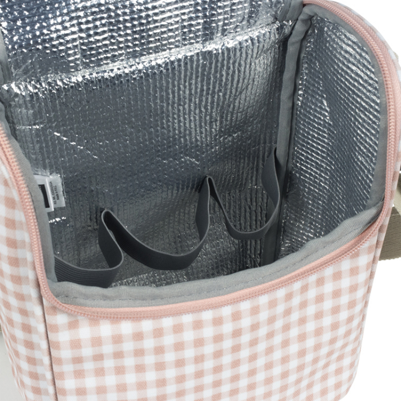 Sac repas isotherme I Love Vichy rose (Walking Mum) - Image 6