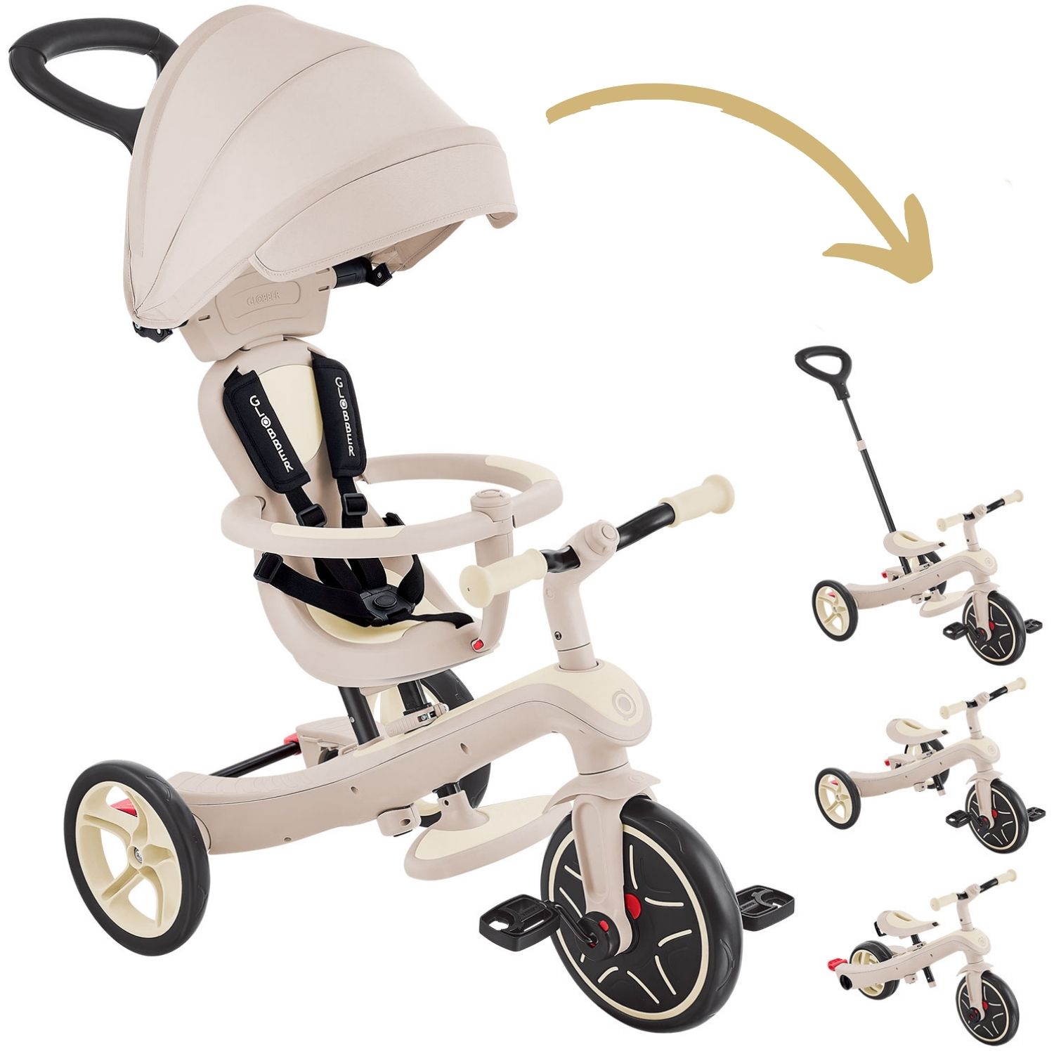Tricycle Trike Explorer 4 en 1 eco-logic Sable