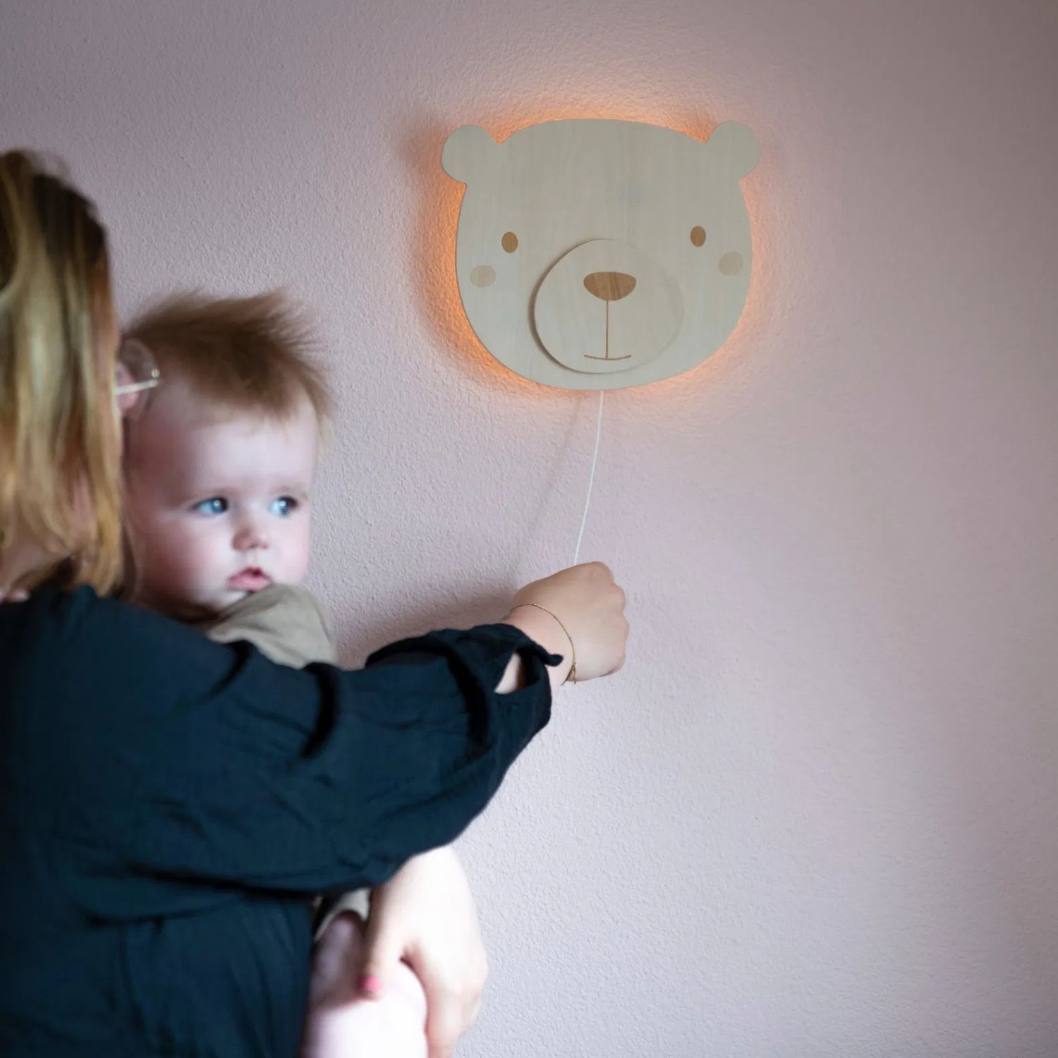 Applique murale en bois Wonder Ours (Baby's Only) - Image 1