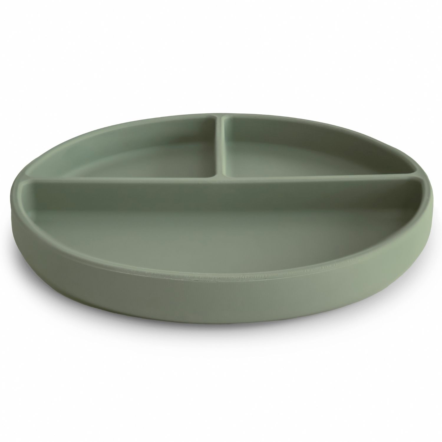 Assiette à compartiments en silicone avec ventouse Dried thyme (Mushie) - Image 6