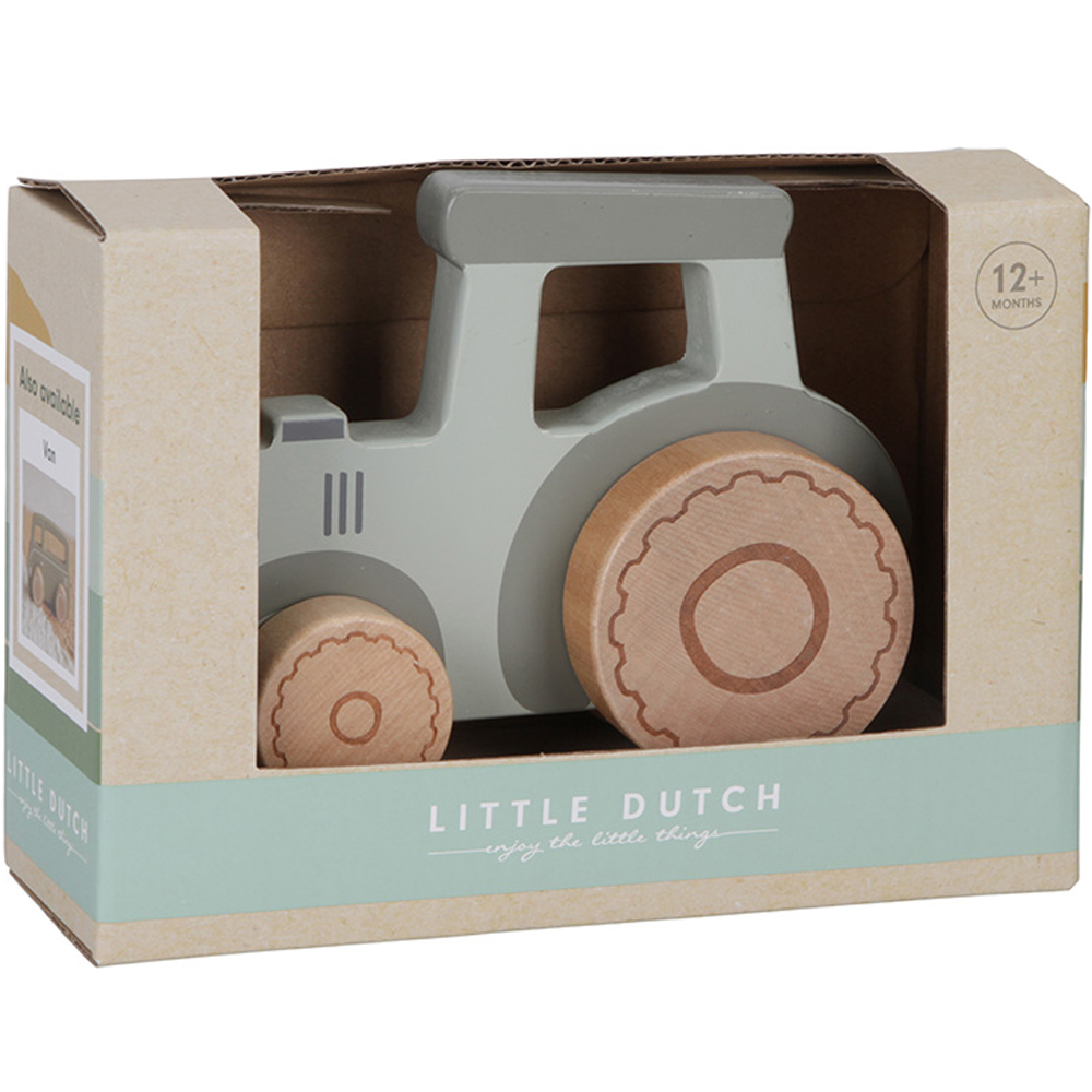 Tracteur en bois Little Farm (Little Dutch) - Image 3