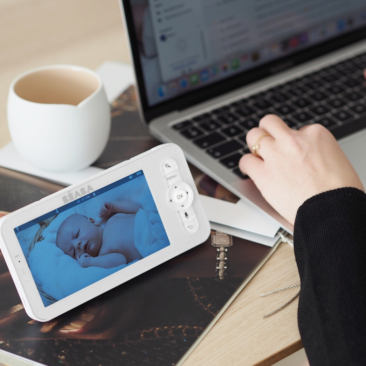 Babyphone vidéo Zen Premium (Béaba) - Image 1