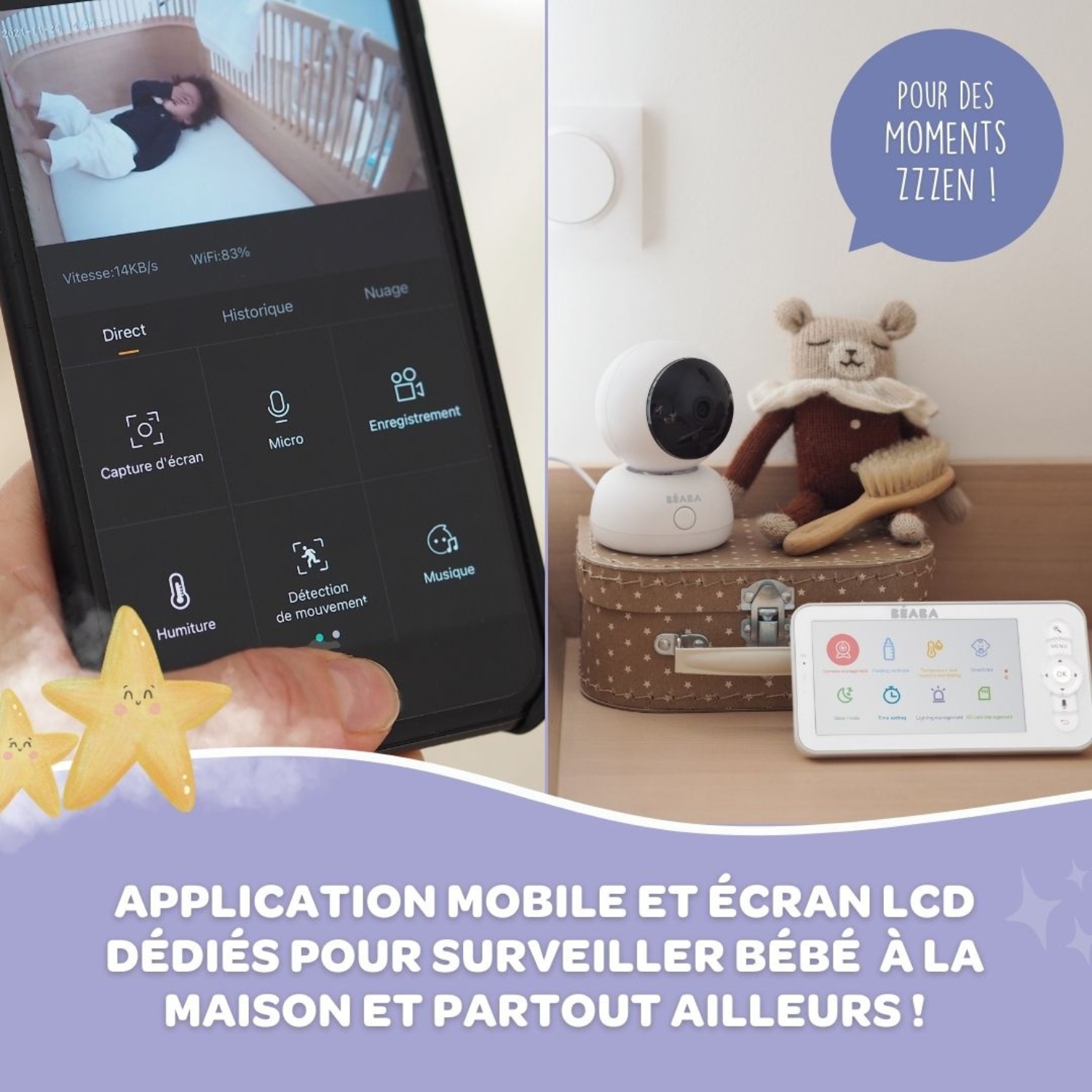 Babyphone vidéo Zen Premium (Béaba) - Image 3