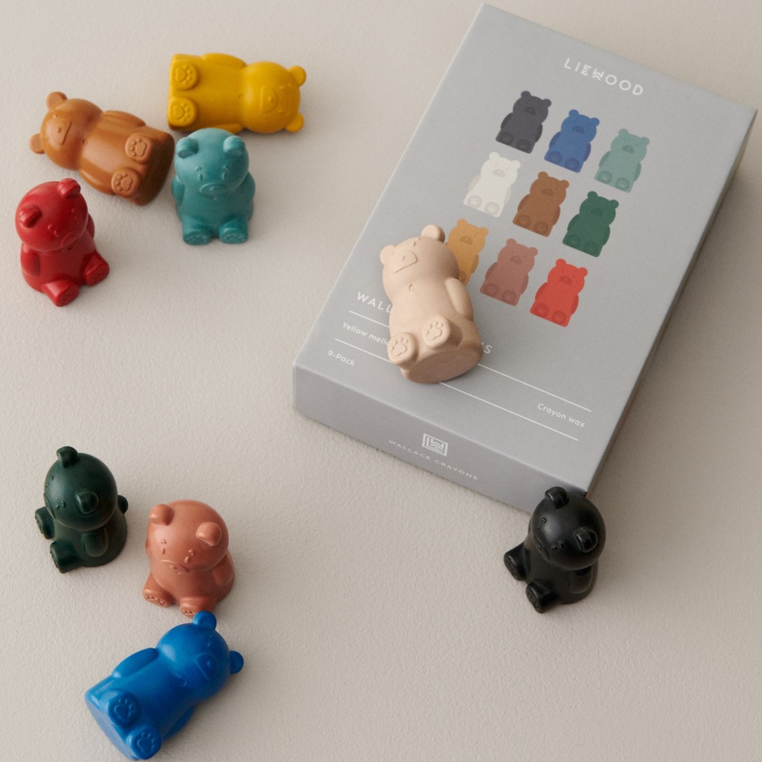 Lot de 9 crayons de couleurs Wallace (Liewood) - Image 2