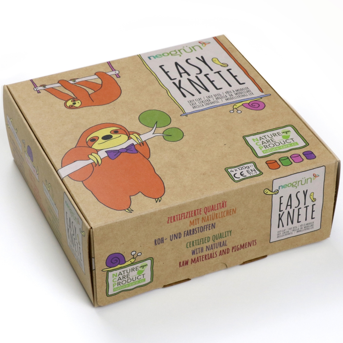 Coffret Loki pâte à modeler naturelle et vegan (assort. 4 pots) (Neogrün) - Image 8