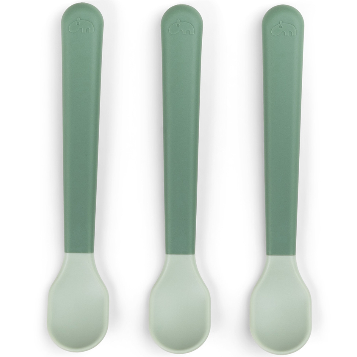 Lot de 3 cuillères bébé Easy-grip vert (Done by deer) - Image 6