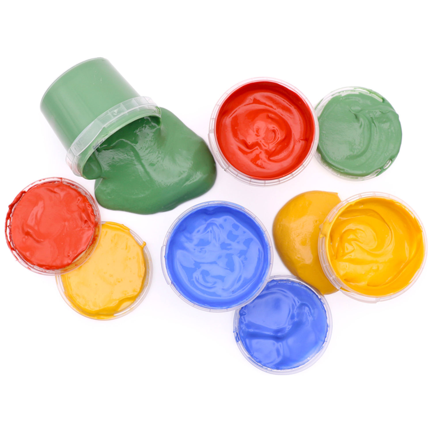 Coffret Aki peinture aux doigts naturelle et vegan (assort. 4 pots) - Reconditionné (Neogrün) - Image 2