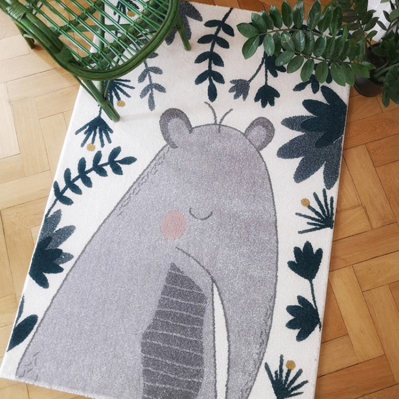 Tapis rectangulaire tapir Boris (120 x 170 cm) (Nattiot) - Image 2