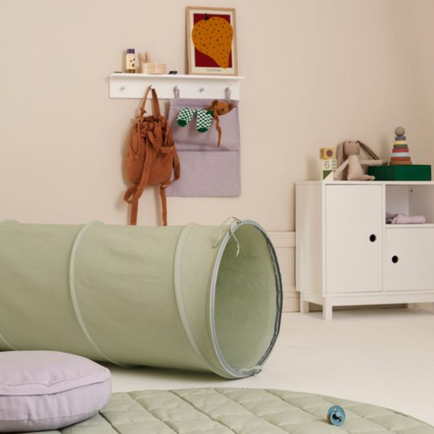 Porte manteau mural blanc 5 patères (Kid's Concept) - Image 3